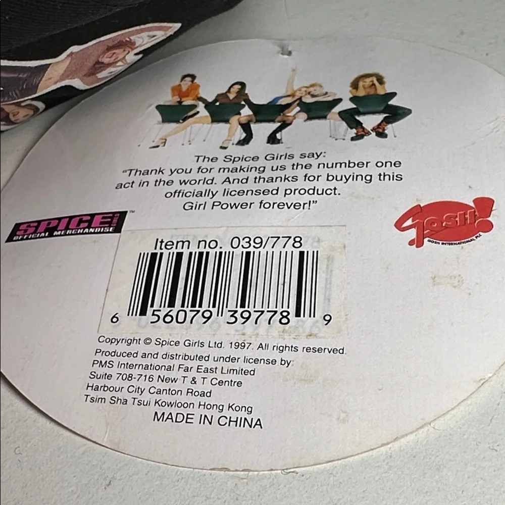 Spice Girls new vintage Black and Red Cap